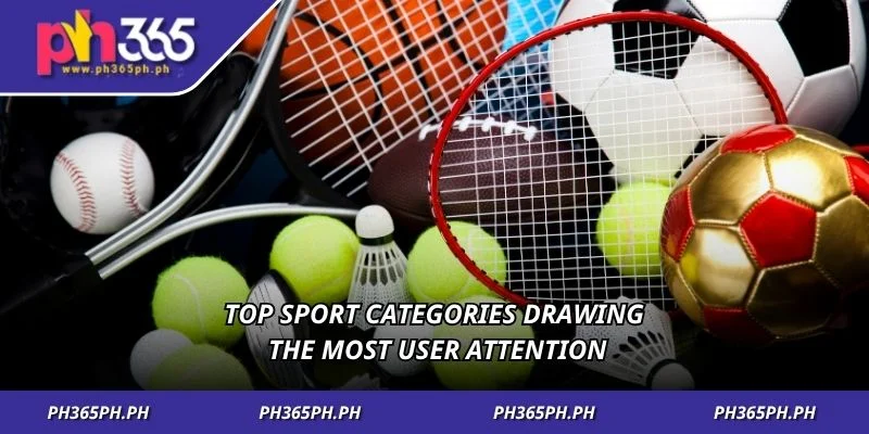 Top sport categories drawing the most user attention