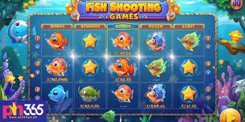 fish shooting game bonus and reward event