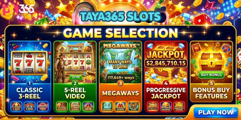 Game Selection on TAYA365 Slots
